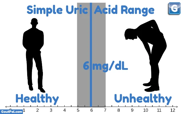 Simple Uric Acid Range